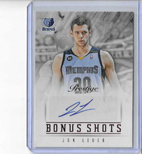 2013-14 Panini Prestige Bonus Shots Auto Jon Lever