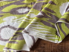 ikat price by metre 100% cotton, ancient tech, hand woven, hand dyed, 40sm-width