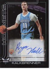 2025-26 Topps Chrome-Ryan Kalkbrenner Real One #TFFR-RK Auto Black /10 (AU,RC) 