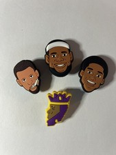 NBA Basketball Teams Shoe Charms Crocs Jibbitz Lot Of 4