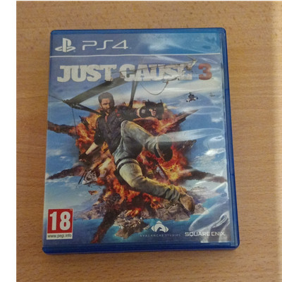 Square Enix Just Cause 3 USK 18 Hülle Registrierungskarte PS4 PAL