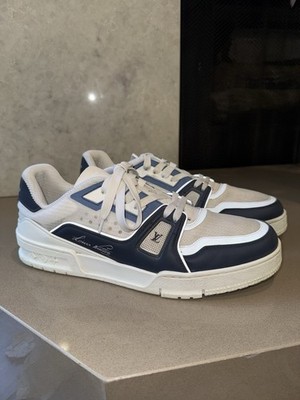 ここ 正規店購入LOUIS VUITTON シューズ Louis Vuitton White America's Cup Trainer Sneakers - Size LV 9.5