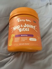 Zesty Paws Glucosamine for Dogs - Pack of 90 Mobility Duck Flavor Bites Exp 7/26