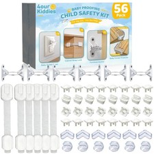 56-Piece Baby Proofing Kit Child Safety Essentials