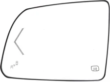 Heated Mirror Glass w/ BSM Left Driver Side For 2002-2020 Toyota Tundra Sequoia