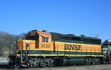 ORG SLIDE BNSF 3030 GP40X H1 PAINT