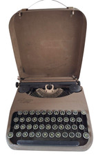 Vtg Smith & Corona Zephyr Ultraportable Typewriter Office Decor 1930s 3