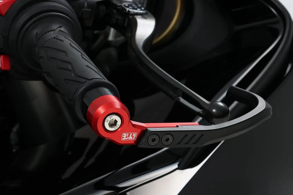 Japan NEW YOSHIMURA Hayabusa Brake Lever Guard Red 697-592-1200 - Image 3 of 3