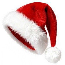 Christmas Hat Santa Claus Hats for Adults Men Women Christmas Party