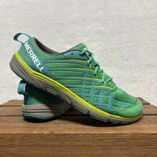 Merrell Bare Access Arc 3 Athletic Running Barefoot Sneakers Green Blue Size 9.5