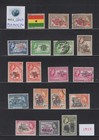 WC1_26027. GHANA. Nice lot of 1957 stamps. MLH-MNH & Used