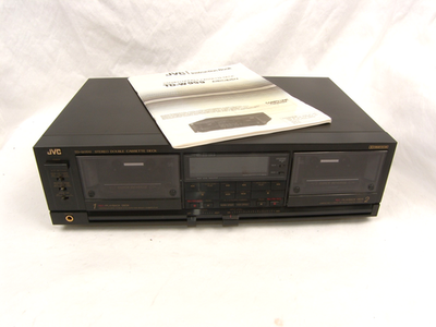 #ad JVC TD W999 Stereo Double Cassette Deck Player Clean Working with Manual $85.00