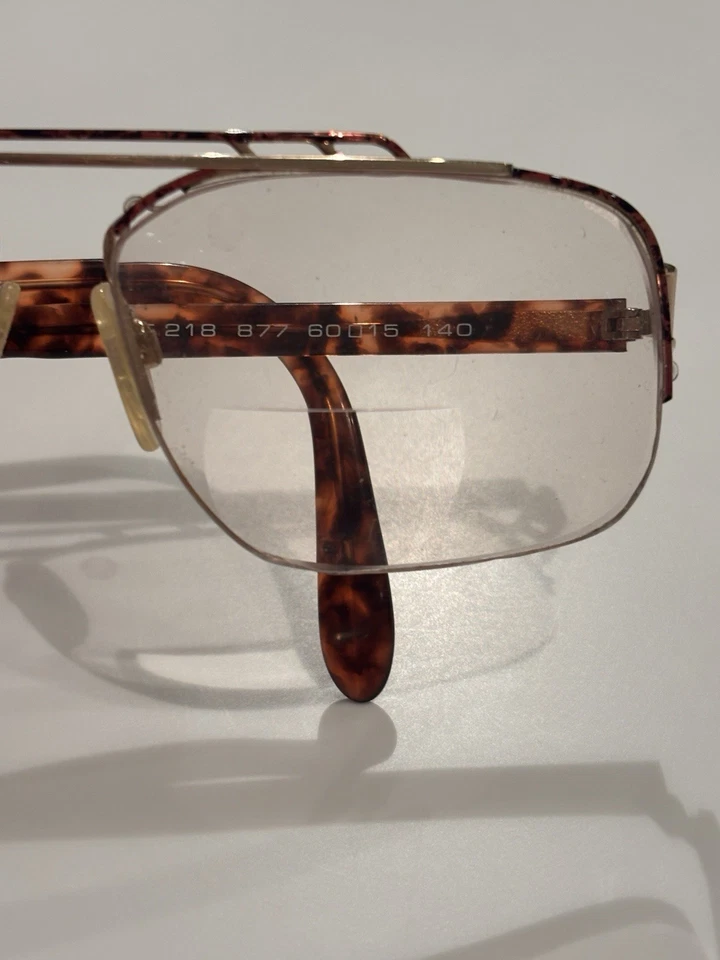 Gafas de tortuga vintage NEO Jet Aviator Browline doble puente Alemania años 80 Foto 4 de 4