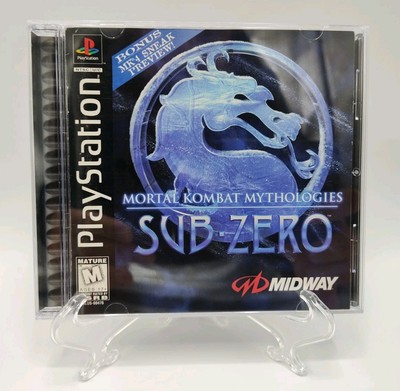 Mortal Kombat Mythologies: Sub Zero - (PS1, 1997) *CIB w/ Reg Card* VGC* Tested!