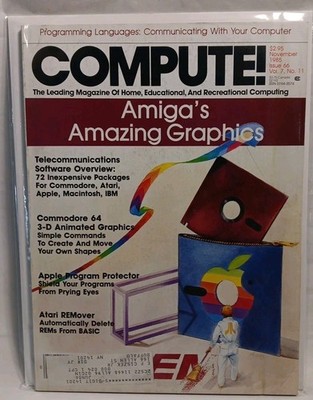 COMPUTE (November 1985, Issue 66, Vol. 7, No. 11)Vintage Computer Magazine(B-2-L