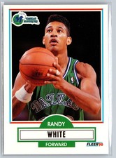 1990-91 Fleer Update #U-23 Randy White Dallas Mavericks