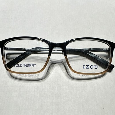 IZOD IZ 2118 Black Fade Full Rim Plastic Eyeglass Frames 53-16-145