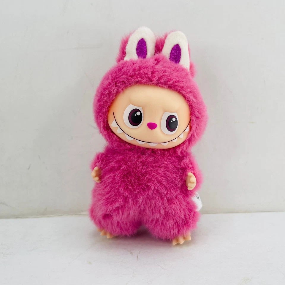 POP MART Labubu Los Monstruos Pin For Love Serie Mini Vinilo Peluche Muñeca Colgante Q Foto 2 de 4