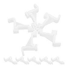  10 Pezzi Clip per Scaffale Frigorifero in Plastica Riutilizzabile Supporto per Scaffale Raffreddatore