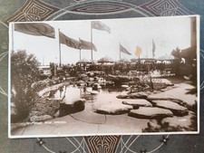 London 1929 Selfridge Roof Garden RP PPC Posted Photochrom