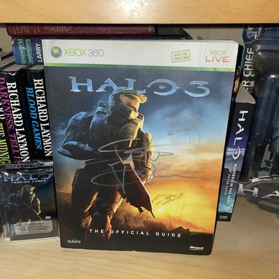 Signiertes Master Chief 117 Steve Downes Autogramm - Halo 3 Strategy Guide - Beckett