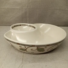 Pflatzgraff Mission Flower Pattern Chip And Dip Veggie Tray