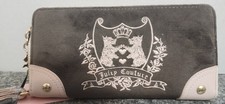 NWT Juicy New Love Chapter Scottie Dog Large Zip Around Wallet Chocolate/ Pink
