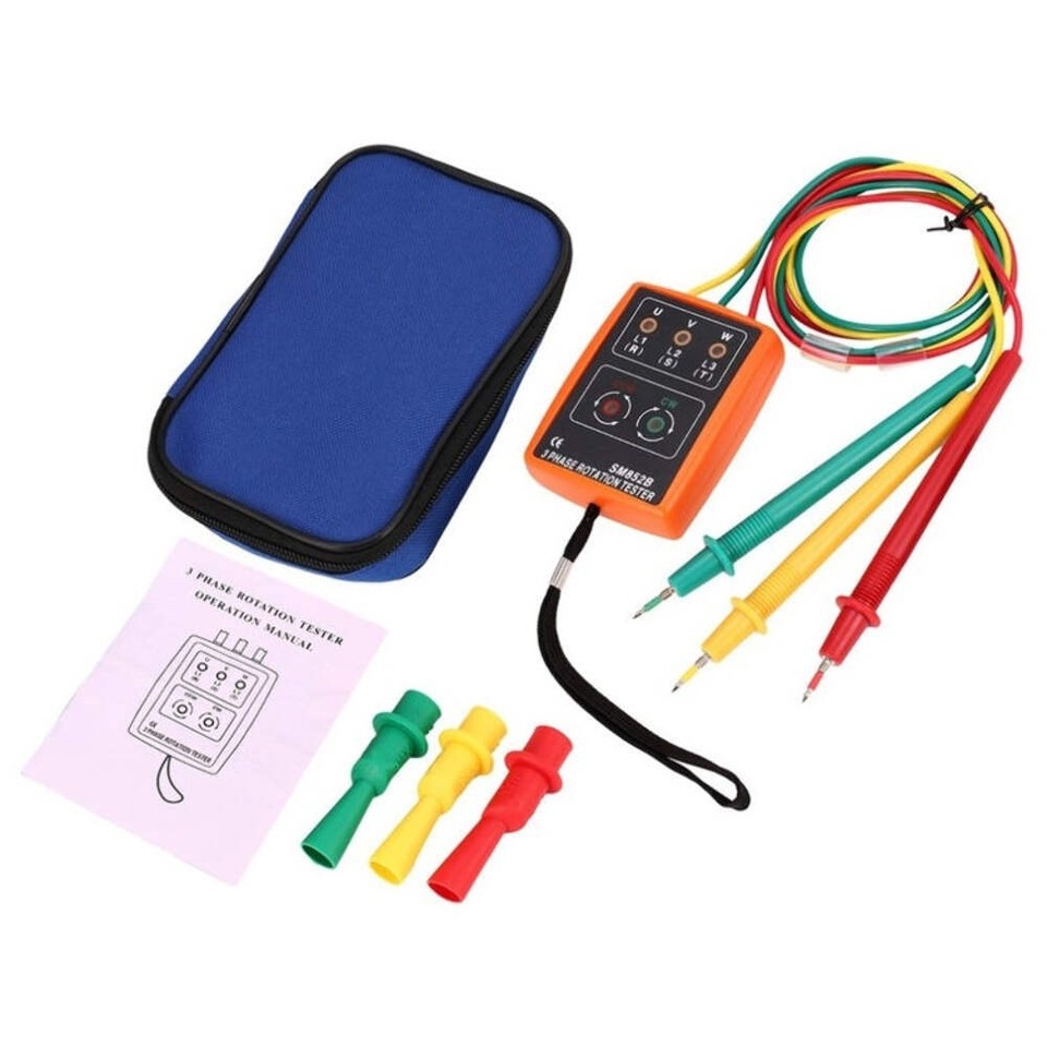 SM852B 3 Phase Rotation Tester Indicator Detector Meter | eBay UK