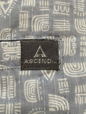 Ascend Short Sleeve Men's XL TG Light Blue Print
