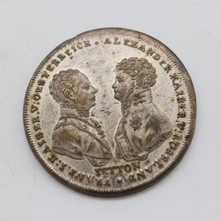 Leipzig Volksschlacht Medaille 1813 32mm 23/44