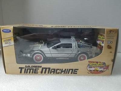 Welly 1:24 Scale Diecast Back to The Future III Delorean Time Machine New