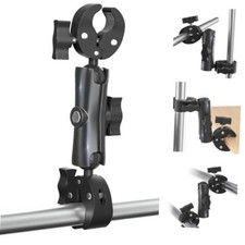 Super Double Clamp Mount Umbrella Camera Pole Clamp Holder Aolly Arm