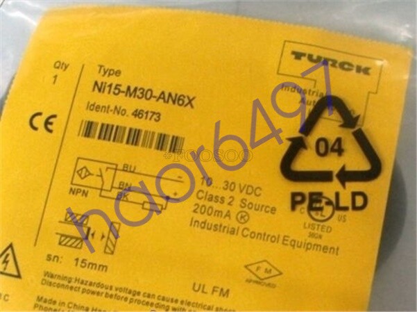 1Pcs New Turck Proximity Sensor NI15-M30-AN6X by