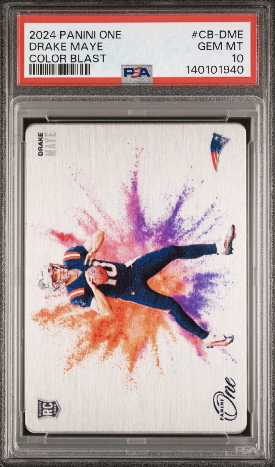 DRAKE MAYE - 2024 PANINI ONE COLOR BLAST - PSA 10