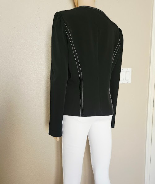 Ruby Rox Women’s Black Polyester Blend Blazer Lon… - image 5