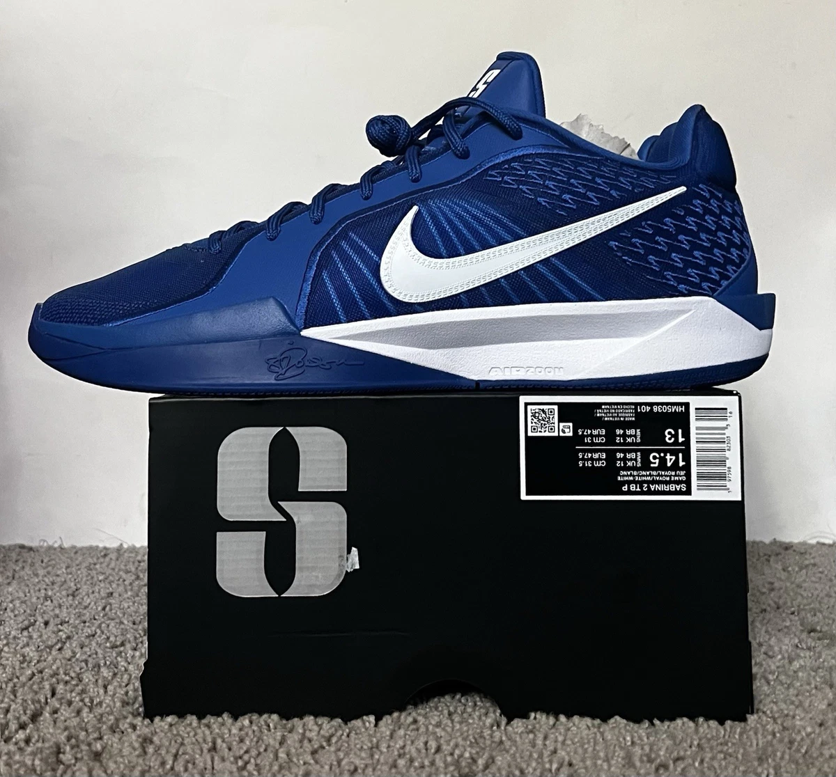 Nike Air Jordan Retro 1 Low Women\'s Game Royal Blue Void DC0774-400 Size 11.5W Size 8.5 - Nike Dunk Low 2020 University Red | eBay main image 3