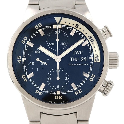 Authentic [Unserviced - Value Price] IWC Aquatimer Chronograph IW371928 Stai... - Picture 1 of 6