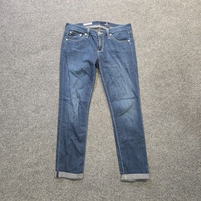 Adriano Goldschmied Jeans Women Size 27 Blue Stilt Roll Up Cuffed Skinny Capsule