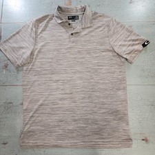 OAKLEY Polo Shirt Golf Performance Hydrolix Mens XL Heather Gray Regular Fit