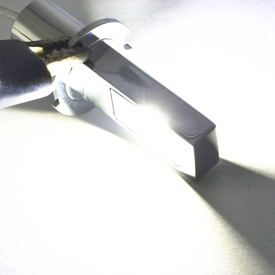 2x H3 LED Fog Light Bulbs Super Bright 60W 6000K CSP Driving Lamps Fanless White - Image 3 of 4