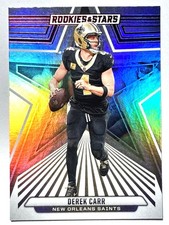 DEREK CARR Saints 2024 Panini Rookies & Stars LONGEVITY RED FOIL HOLO Card #69