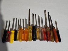 Philips And Flat Head Screwdrivers Lot Of 17 Various Types And Brands