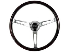 1968-1973 Mercury Cougar 15in Dark Walnut Steering Wheel Kit Cougar