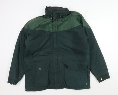 Shires Alberta Herren Grün Parka Jacke S Freizeit
