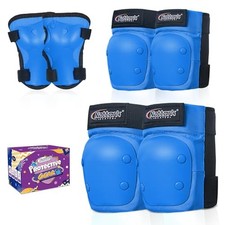Nattork Knee Pads for Kids Youth Audlt Knee and Elbow Pads with Wrist Gua