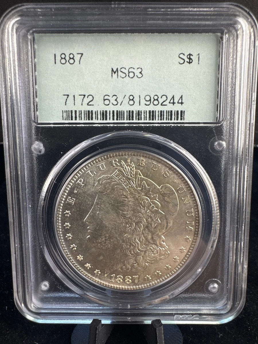 MS 63 Graded 1887 Year Morgan US Dollars (1878-1921) for sale | eBay