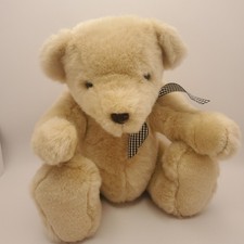 VTG Tan Teddy Bear Sitting Plush Stuffed Animal toy Lemonwood Asia Ltd
