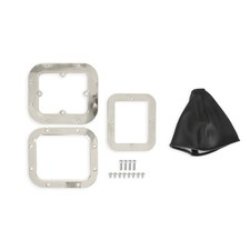115000hst Hurst Billet Shifter Boot And Bezel - Rectangular - Polished Finish