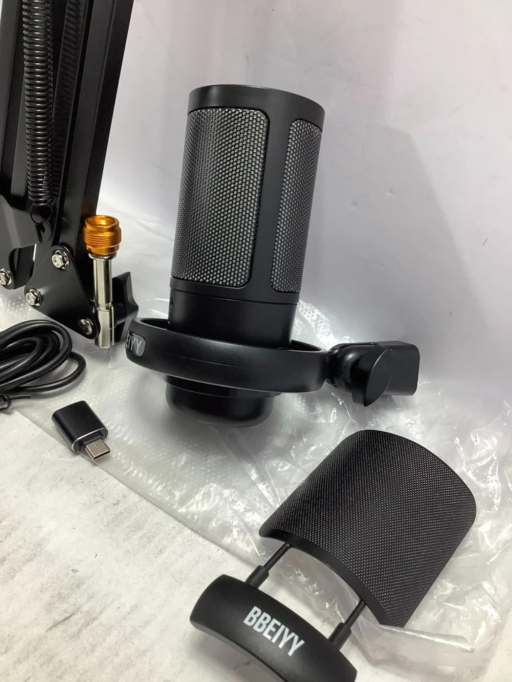 BBEIYY Gaming USB Microphone for PC with Boom Arm/AQ - Image 4 of 4