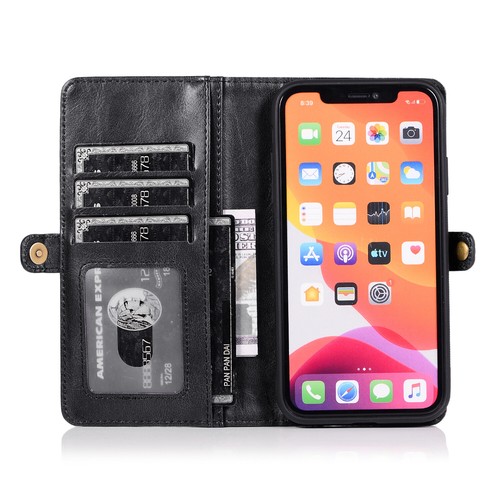 2in1 Magnetic Detachable Book Leather Wallet Card Phone Case for iPhone 16 15 14 - Picture 11 of 18